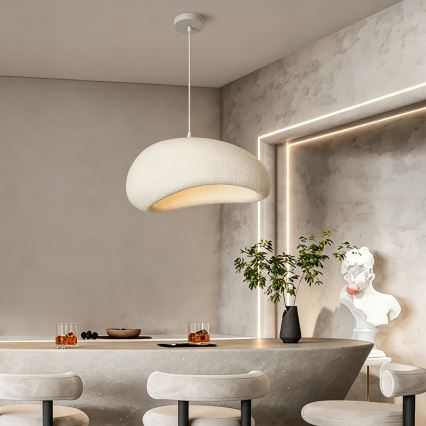 BRILAGI - Pendel på kabel WABI SABI 1xE27/60W/230V Ø 50 cm hvid