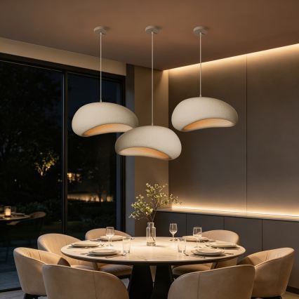 BRILAGI - Pendel på kabel WABI SABI 1xE27/60W/230V Ø 50 cm hvid