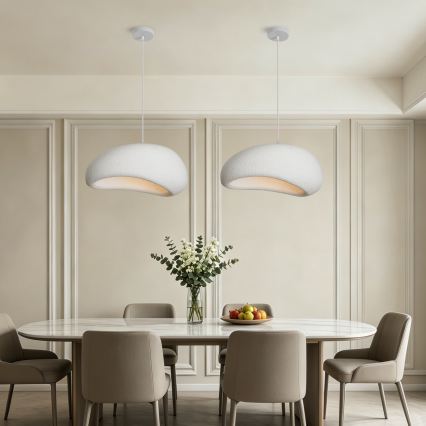 BRILAGI - Pendel på kabel WABI SABI 1xE27/60W/230V Ø 50 cm hvid