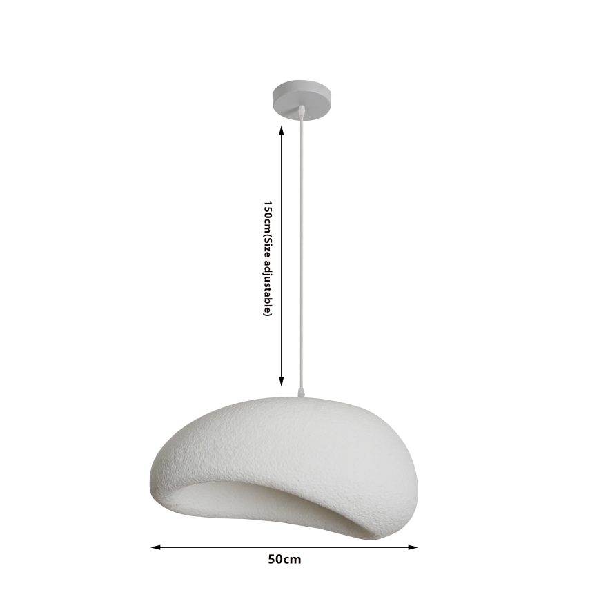 BRILAGI - Pendel på kabel WABI SABI 1xE27/60W/230V Ø 50 cm hvid