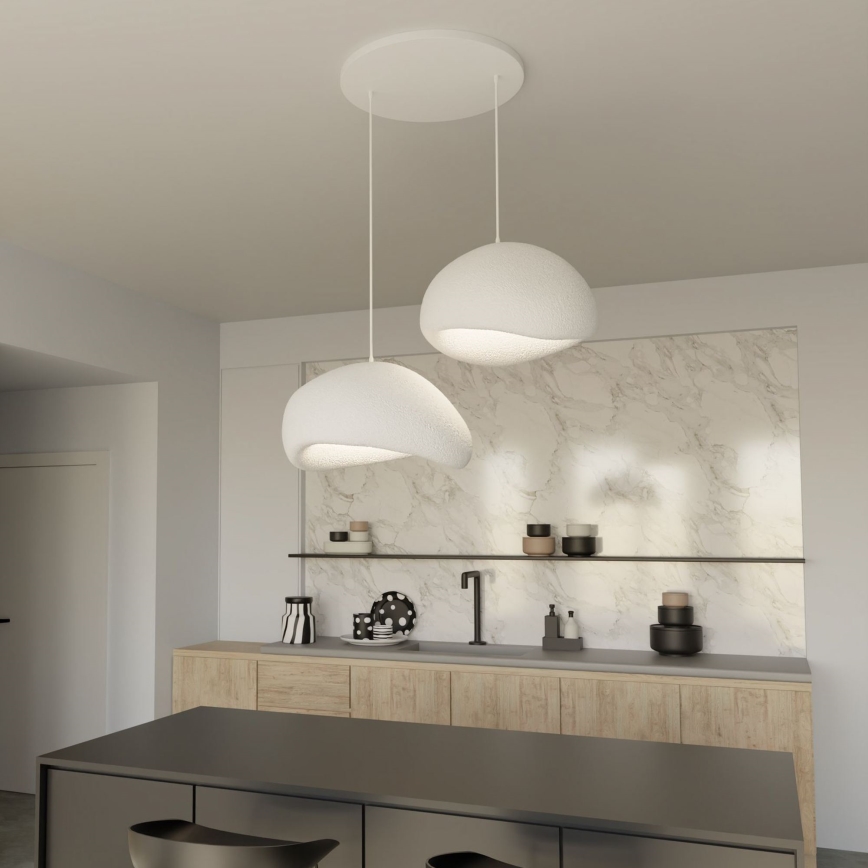 Brilagi - Pendel på kabel WABI SABI 2xE27/40W/230V hvid