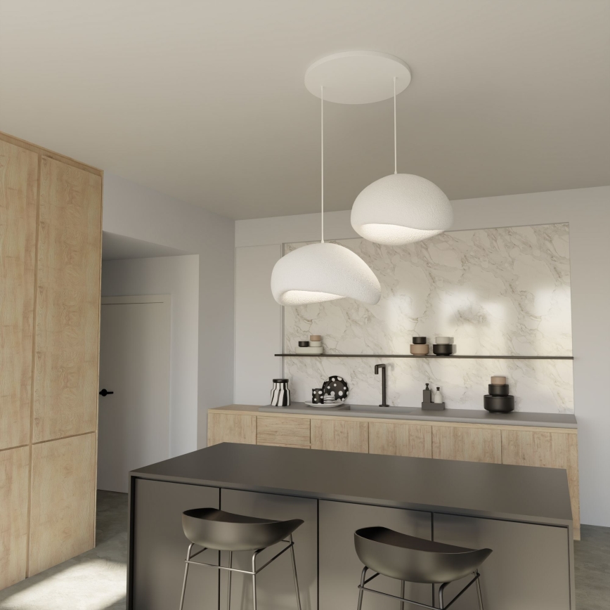 Brilagi - Pendel på kabel WABI SABI 2xE27/40W/230V hvid