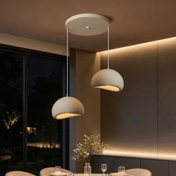 BRILAGI - Pendel på kabel WABI SABI 2xE27/60W/230V hvid