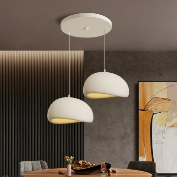BRILAGI - Pendel på kabel WABI SABI 2xE27/60W/230V hvid