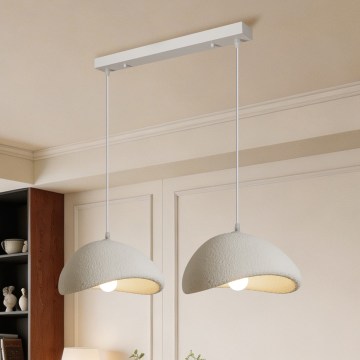 BRILAGI - Pendel på kabel WABI SABI 2xE27/60W/230V hvid