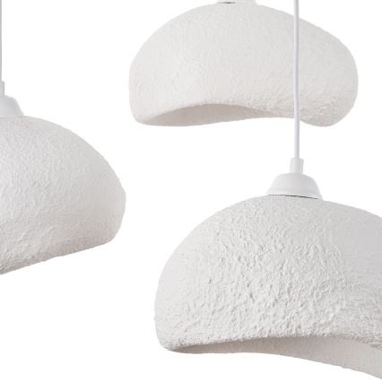 Brilagi - Pendel på kabel WABI SABI 3xE27/40W/230V Ø 60 cm hvid