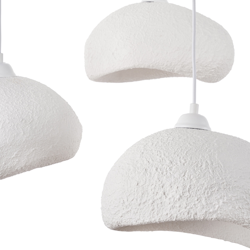 Brilagi - Pendel på kabel WABI SABI 3xE27/40W/230V Ø 60 cm hvid