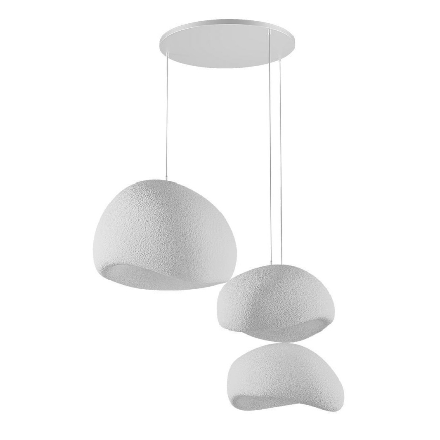Brilagi - Pendel på kabel WABI SABI 3xE27/40W/230V Ø 76 cm hvid