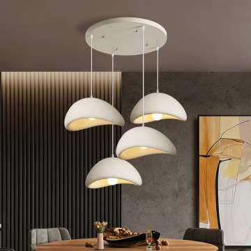 BRILAGI - Pendel på kabel WABI SABI 4xE27/60W/230V hvid