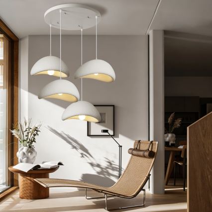 BRILAGI - Pendel på kabel WABI SABI 4xE27/60W/230V hvid