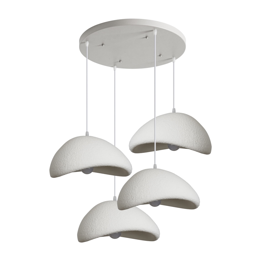 BRILAGI - Pendel på kabel WABI SABI 4xE27/60W/230V hvid