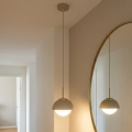 BRILAGI - Pendel på ledning COSMO 1xE27/60W/230V Ø 18 cm beige/guld
