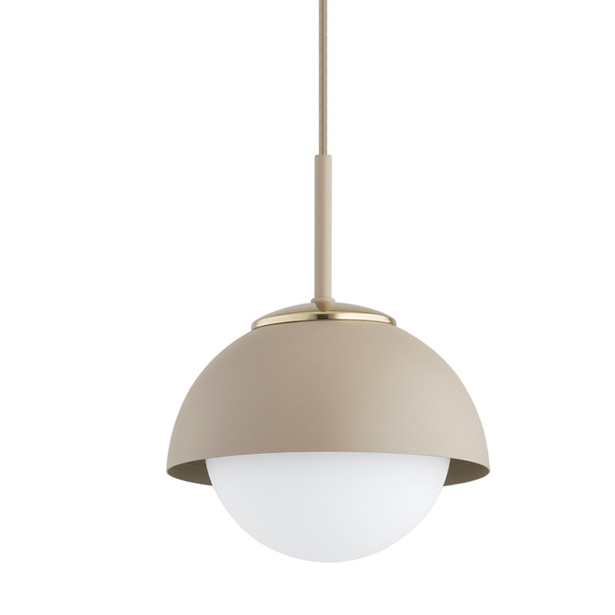 Brilagi - Pendel på ledning COSMO 1xE27/60W/230V Ø 18 cm beige/guld