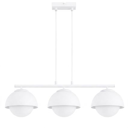 BRILAGI - Pendel på ledning COSMO 3xE27/60W/230V hvid