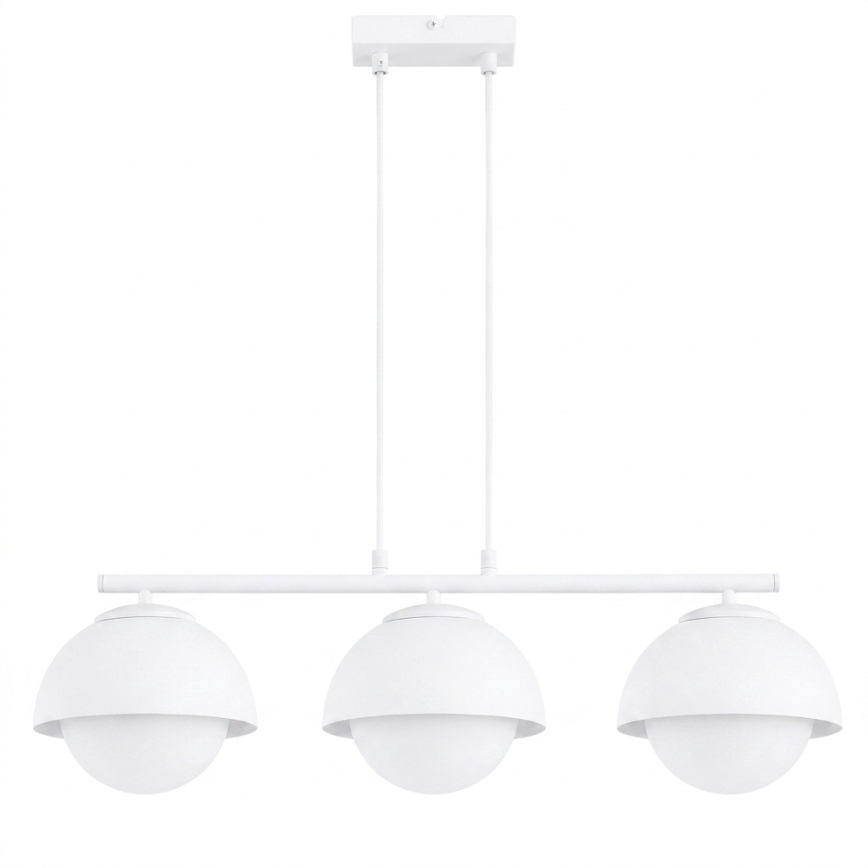 BRILAGI - Pendel på ledning COSMO 3xE27/60W/230V hvid
