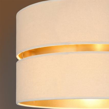 Brilagi - Pendel på ledning DUO-DUO 1xE27/60W/230V Ø 40 cm creme/guld