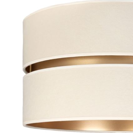 Brilagi - Pendel på ledning DUO-DUO 1xE27/60W/230V Ø 40 cm creme/guld