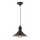 Brilagi - Pendel på ledning FORGE 1xE27/60W/230V Ø 22 cm brun