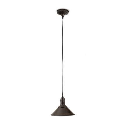 BRILAGI - Pendel på ledning FORGE 1xE27/60W/230V Ø 22 cm brun
