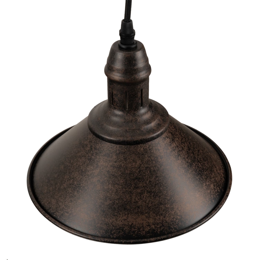 BRILAGI - Pendel på ledning FORGE 1xE27/60W/230V Ø 22 cm brun