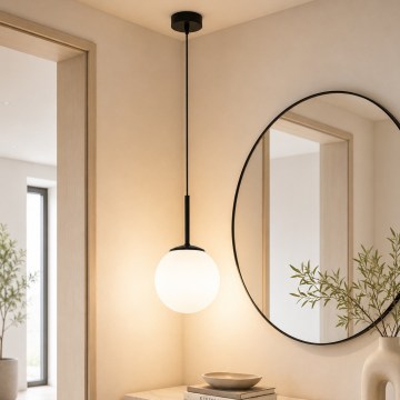 Brilagi - Pendel på ledning MILO 1xE27/60W/230V sort