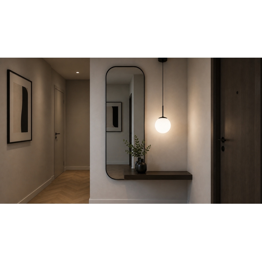 Brilagi - Pendel på ledning MILO 1xE27/60W/230V sort