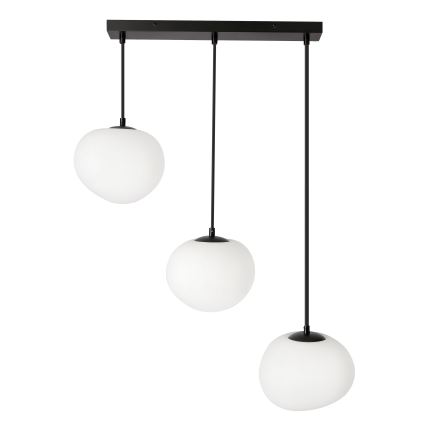 BRILAGI - Pendel på ledning PEBBLES 3xE27/40W/230V sort