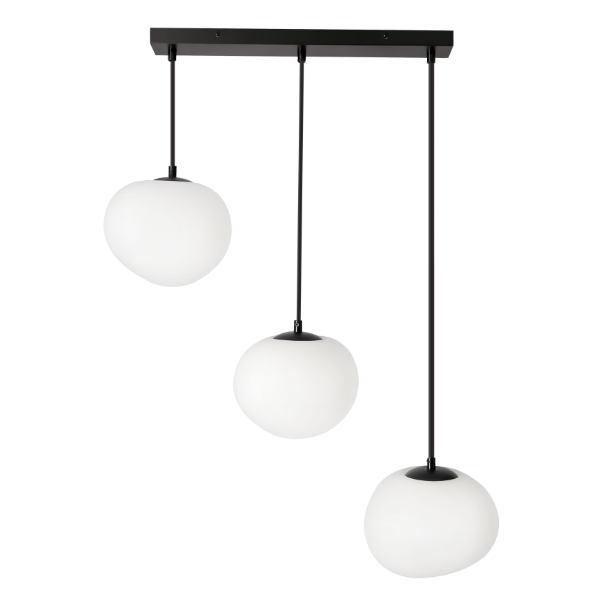 BRILAGI - Pendel på ledning PEBBLES 3xE27/40W/230V sort