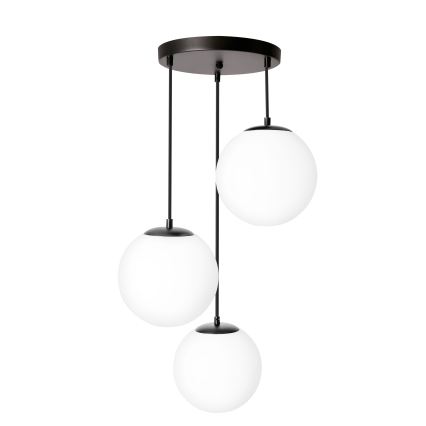 BRILAGI - Pendel på ledning POLOS 3xE27/40W/230V Ø 42 cm sort