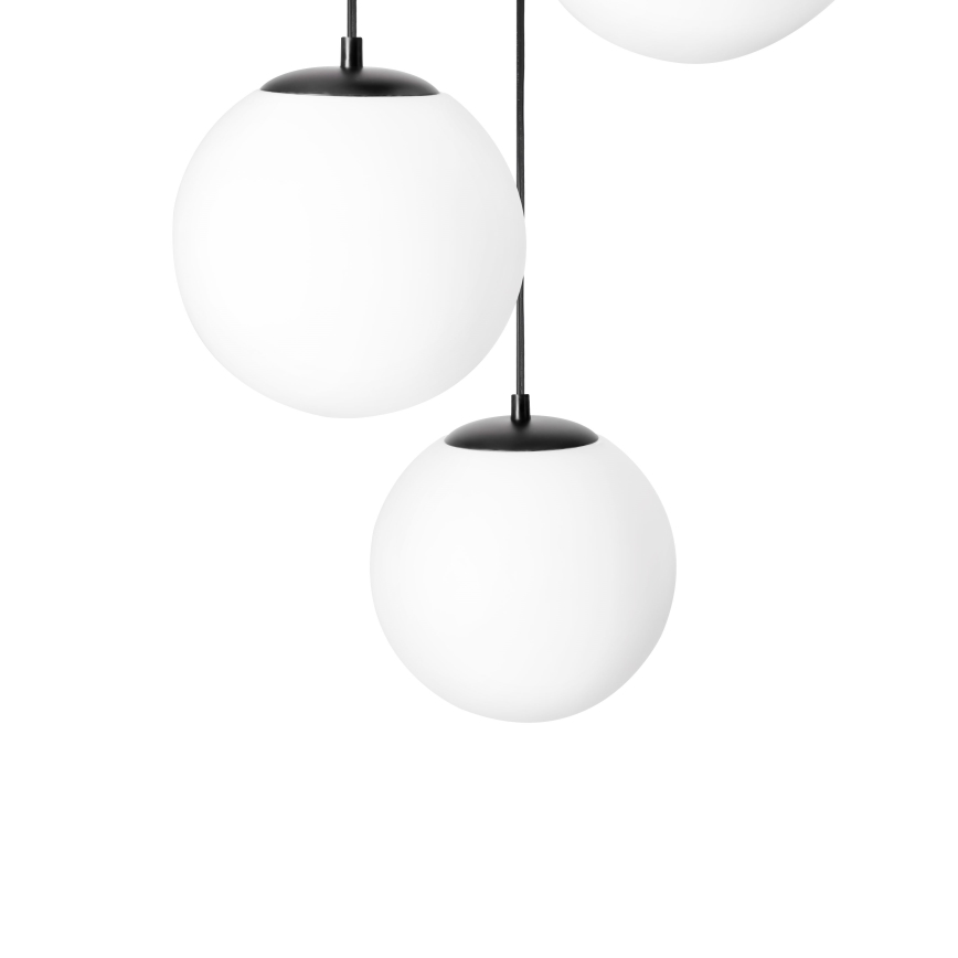 BRILAGI - Pendel på ledning POLOS 3xE27/40W/230V Ø 42 cm sort