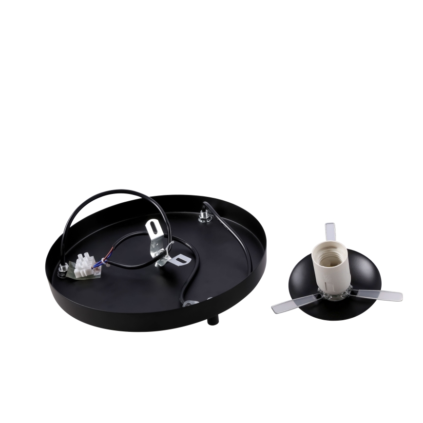 BRILAGI - Pendel på ledning POLOS 3xE27/40W/230V Ø 42 cm sort
