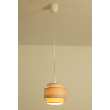 Brilagi - Pendel på ledning RESNA 1xE27/60W/230V Ø 20 cm beige