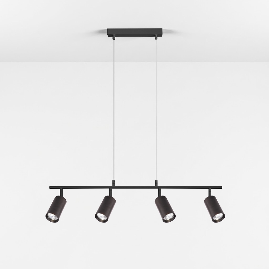 Brilagi - Pendel på ledning SELE 4xGU10/30W/230V sort