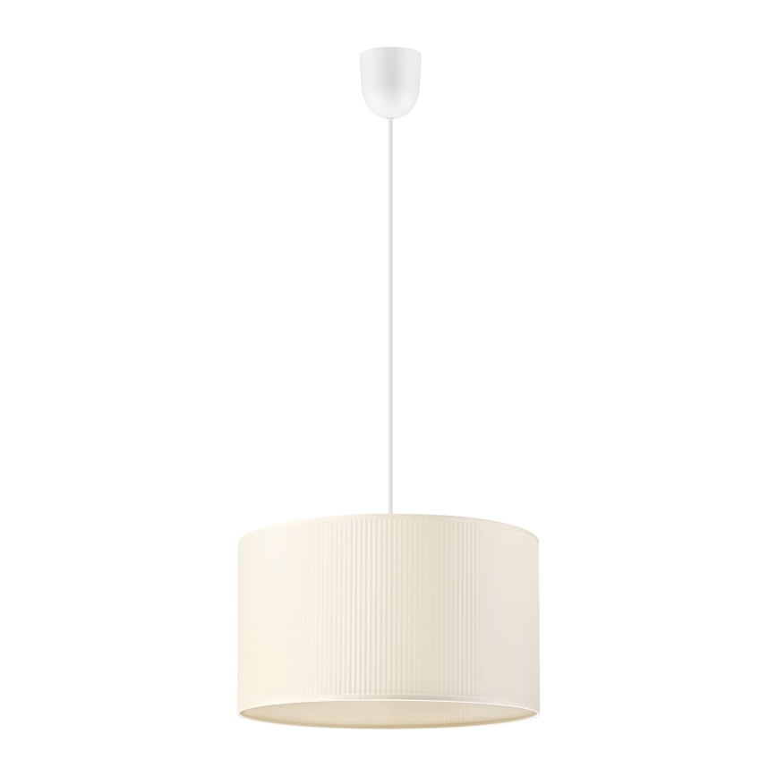 Brilagi - Pendel på ledning SIRIJA MODERN 1xE27/60W/230V Ø 35 cm cremefarvet