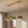Brilagi - Pendel på ledning SPRING 3xE27/60W/230V beige/guld