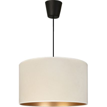 Brilagi - Pendel på ledning VELVET 1xE27/60W/230V Ø 40 cm creme/guld