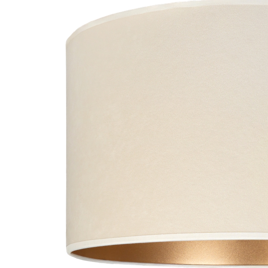 Brilagi - Pendel på ledning VELVET 1xE27/60W/230V Ø 40 cm creme/guld