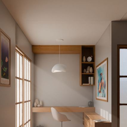 Brilagi - Pendel på ledning WABI SABI 1xE27/40W/230V hvid