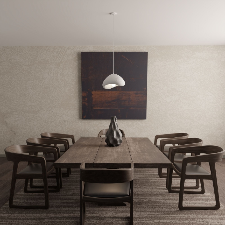 Brilagi - Pendel på ledning WABI SABI 1xE27/40W/230V hvid