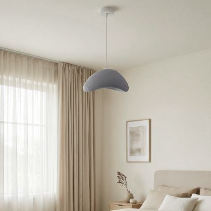 Brilagi - Pendel på ledning WABI SABI 1xE27/40W/230V Ø 33 cm grå