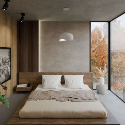 Brilagi - Pendel på ledning WABI SABI 1xE27/40W/230V Ø 35 cm hvid