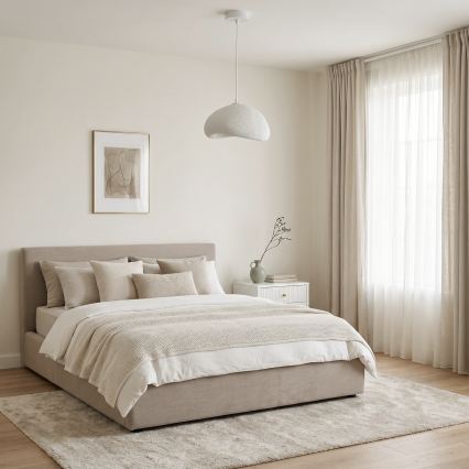 Brilagi - Pendel på ledning WABI SABI 1xE27/40W/230V Ø 35 cm hvid