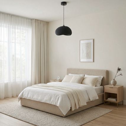 Brilagi - Pendel på ledning WABI SABI 1xE27/40W/230V Ø 35 cm sort