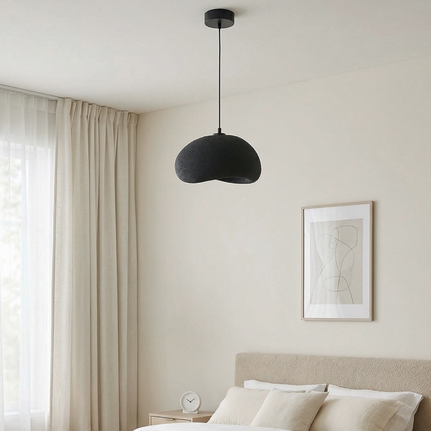 Brilagi - Pendel på ledning WABI SABI 1xE27/40W/230V Ø 35 cm sort