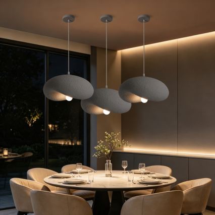 BRILAGI - Pendel på ledning WABI SABI 1xE27/60W/230V Ø 40 cm grå