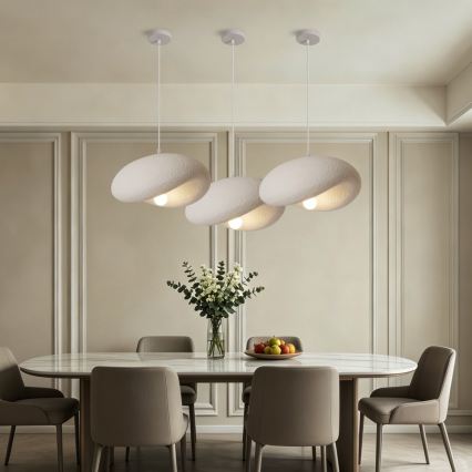 BRILAGI - Pendel på ledning WABI SABI 1xE27/60W/230V Ø 40 cm hvid