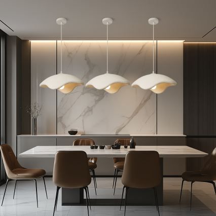 BRILAGI - Pendel på ledning WABI SABI 1xE27/60W/230V Ø 40 cm hvid
