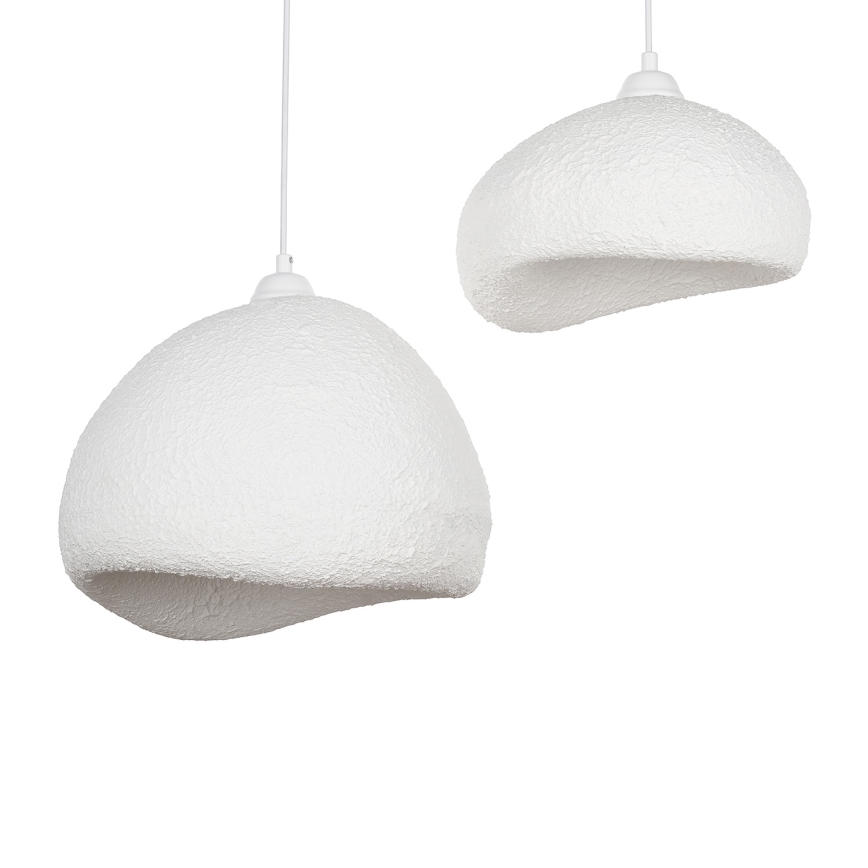 Brilagi - Pendel på ledning WABI SABI 2xE27/40W/230V Ø 70 cm hvid