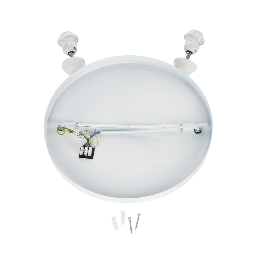 Brilagi - Pendel på ledning WABI SABI 2xE27/40W/230V Ø 70 cm hvid