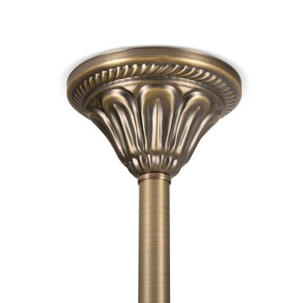 BRILAGI - Pendel på stang DAHLIA 3xE27/40W/230V Ø 37 cm messing